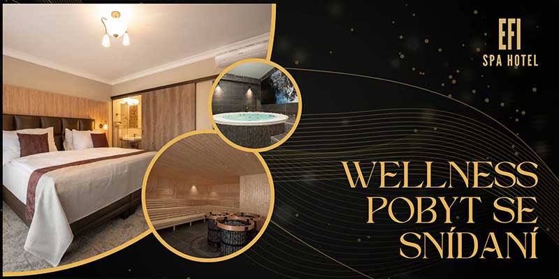 EFI SPA Hotel – wellness pobyt na 1 noc se snídaní pro 2 osoby